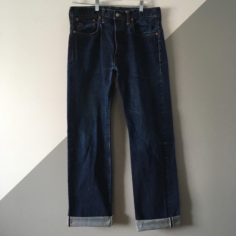 Double RL 32x34 Pemium USA Selvedge Denim Jeans